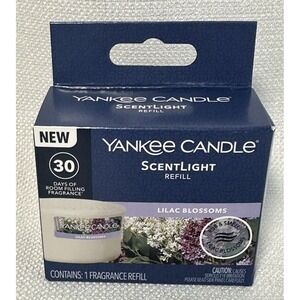 Yankee Candle LILAC BLOSSOMS Scent ScentLight Diffuser Oil Refill NEW in Box